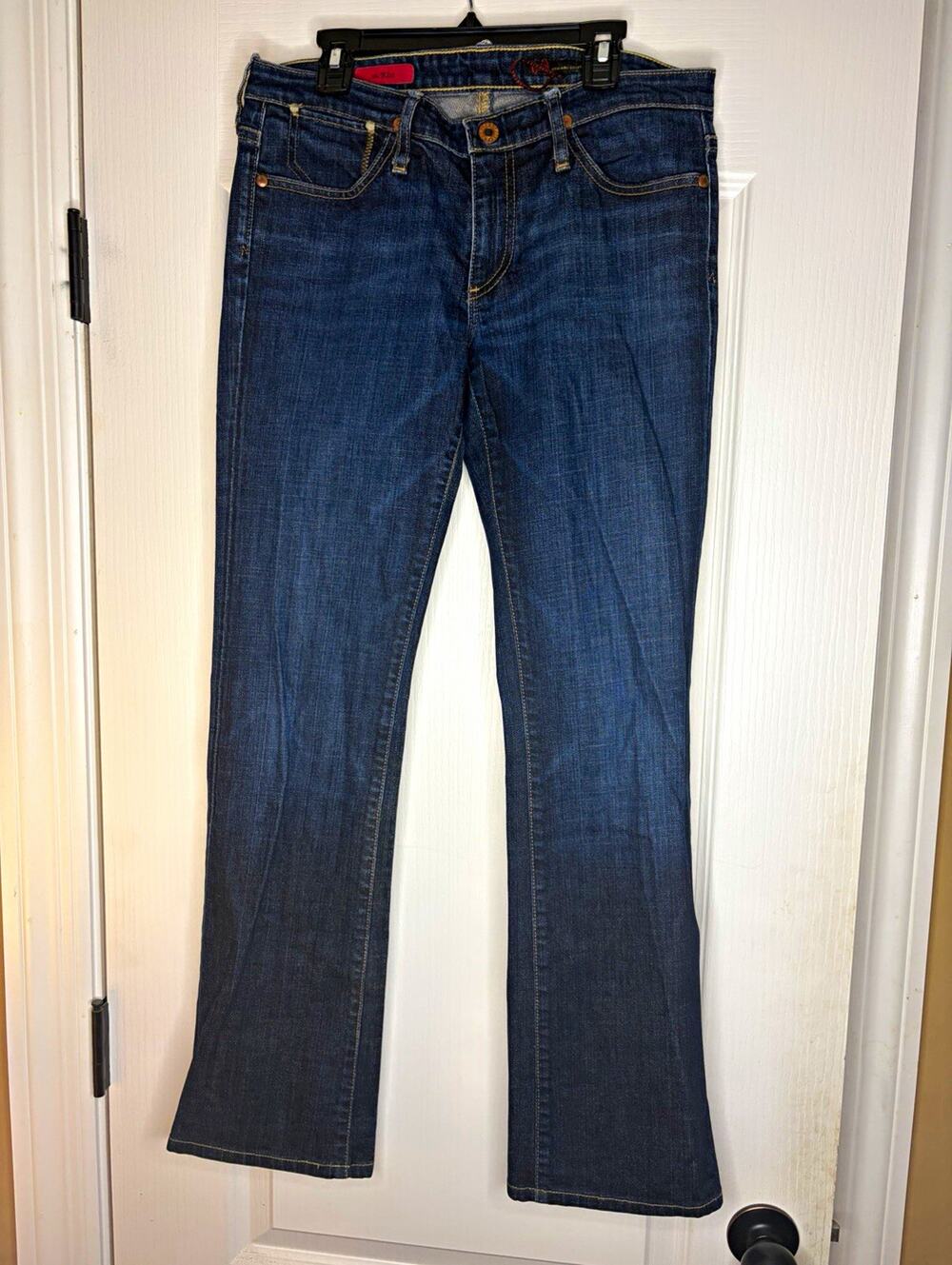 AG Adriano Goldschmied The Kiss Jeans Womens 29R Dark Wash Bootcut Denim USA